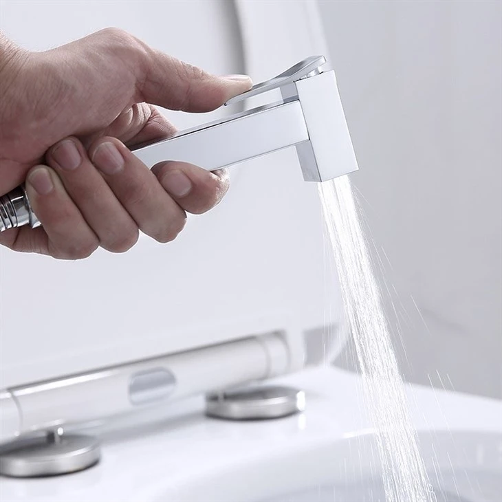 using bidet sprayer